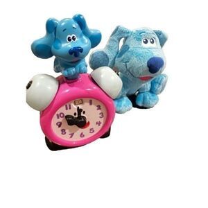 Blues Clues plush & You-Tickety Tock Alarm Clock Play & Learn bundle